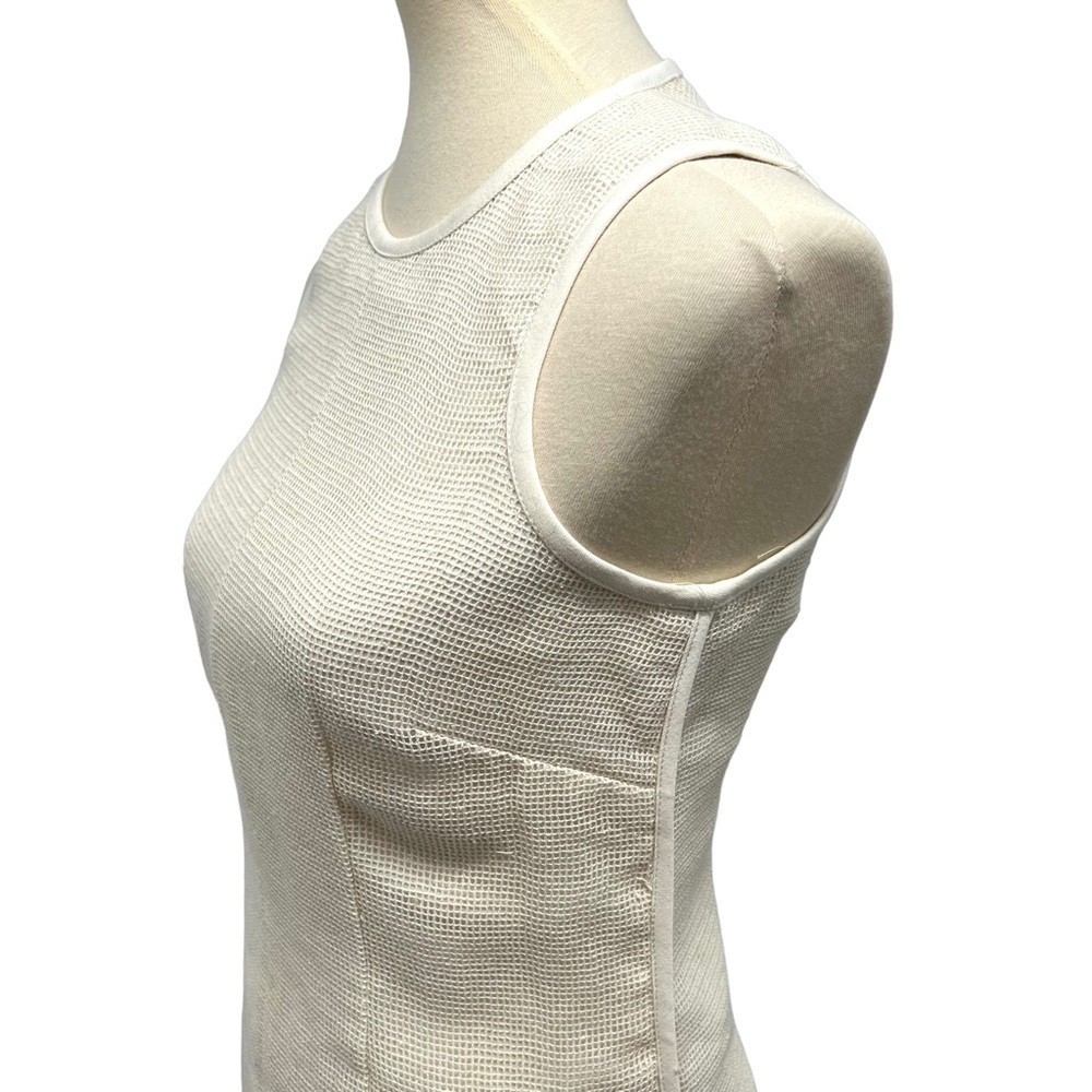 Sea New York Cream mesh Sheath Dress Womens 4 NWT - Picture 5 of 14